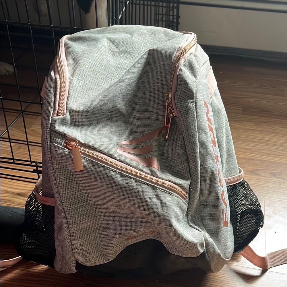 Easton Gray and Pink Batbag